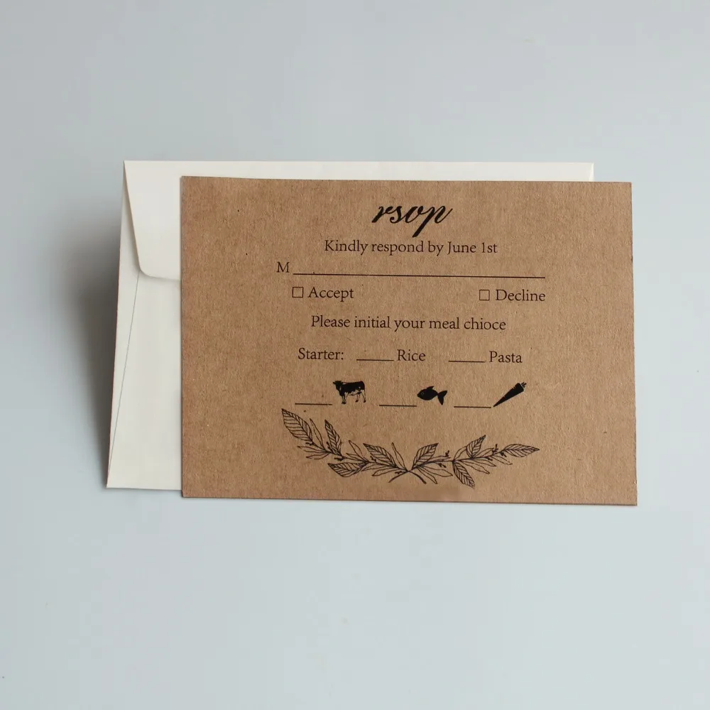 rsvp card