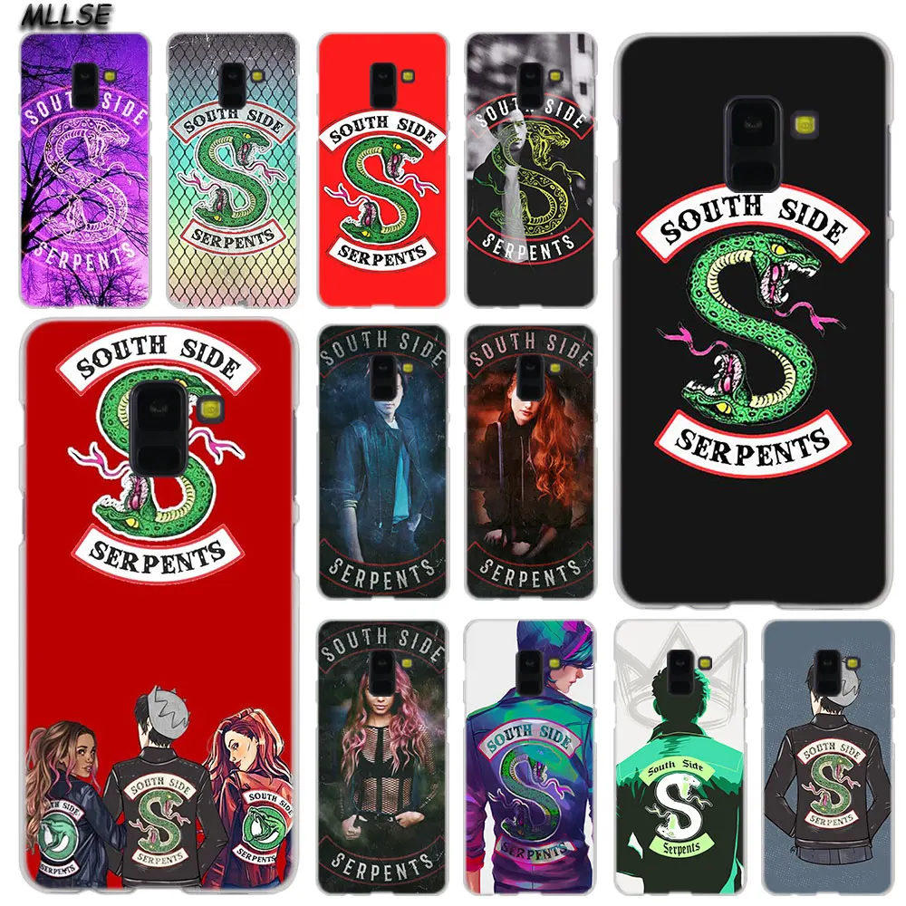 

MLLSE Riverdale South Side Serpents style Case Cover for Samsung Galaxy A6 A8 Plus A9 A7 2018 A5 2016 2017 A6S A9Star Note9 8 5