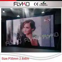 FLYKO Горячий Модный фонарик led видео занавес P35mm с футляром полета
