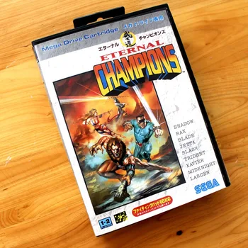 

Eternal Champions 16 Bit SEGA MD Game Card With Retail Box For Sega Mega Drive For Genesis