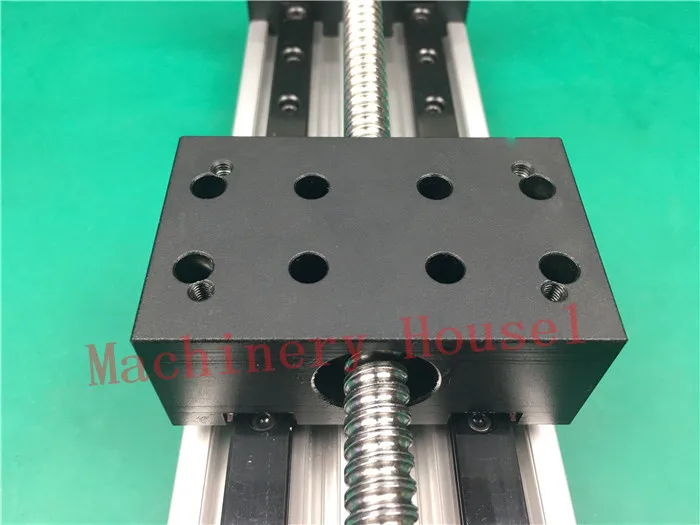 

High Precision GX80*50mm Ballscrew 1204 350mm Effective Travel+Nema 23 Stepper Motor Stage Linear Motion single block