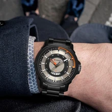 Relojes часы для мужчин CURREN Модные Спортивные кварцевые часы для мужчин s часы лучший бренд класса люкс черный водонепроница