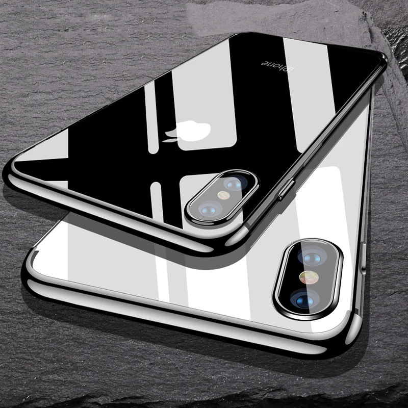 CAFELE-soft-TPU-case-for-iPhone-X-cases-ultra-thin-transparent-plating-shining-case-for-iPhone (4)