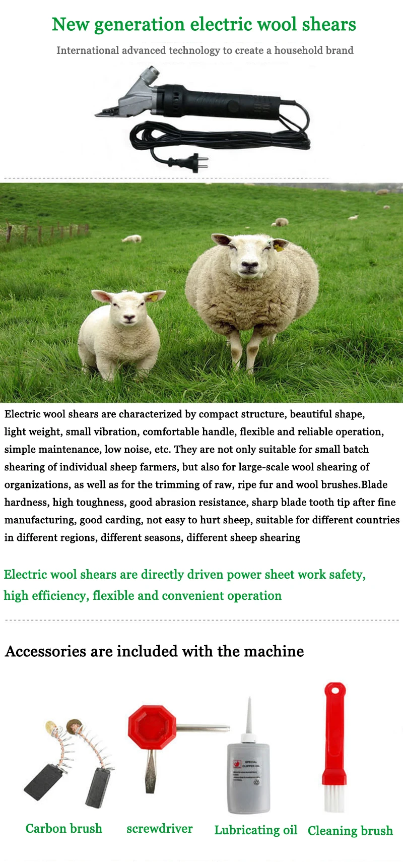 sheep clippers electric portabl
