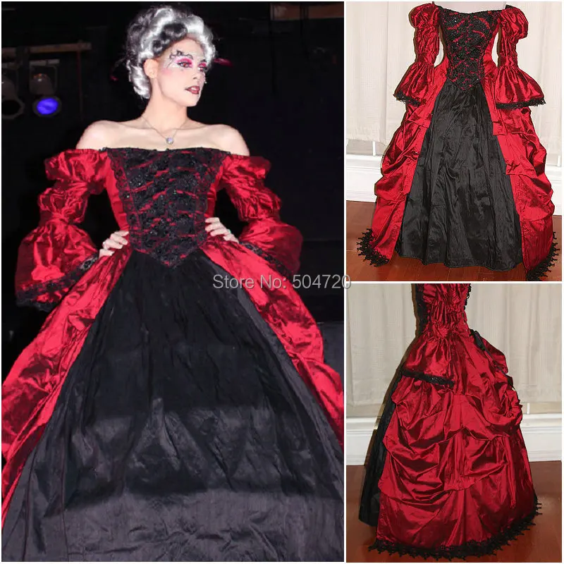 

Custom madeR-534 Vintage Costumes 1860s Civil War Ball wedding Dress/Gothic Lolita Dress Victorian dresses/Renaissance dress