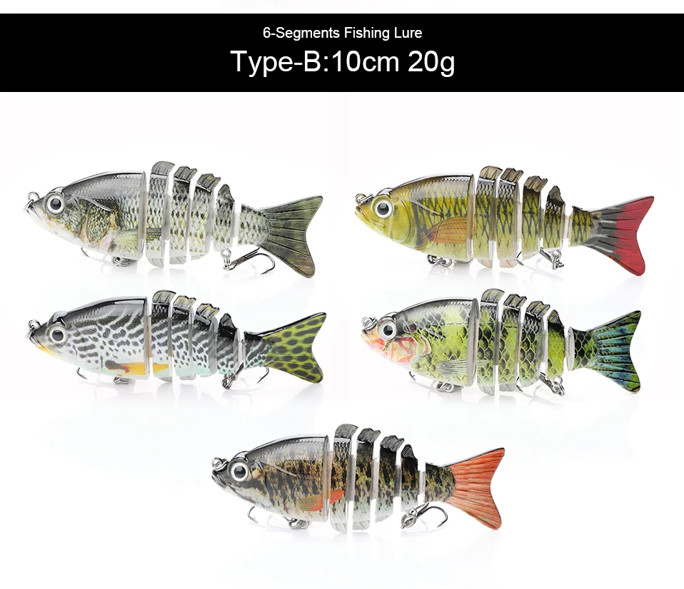 10 Wobblers Afundando Iscas De Pesca sete