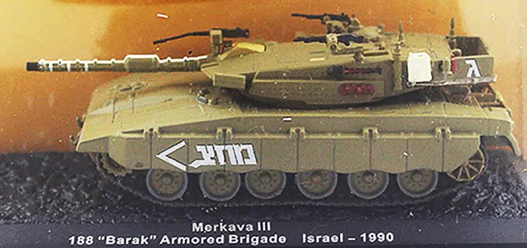 ISRAEL Merkava III 18" Barak" бронированная команда 1990 1/72 литье под давлением модель танк IXO