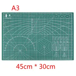 A3 ПВХ Прямоугольник линии сетки Самоисцеления коврик для резки инструмент Ткань Кожа Бумага инструменты для рисования 45 см * 30 см