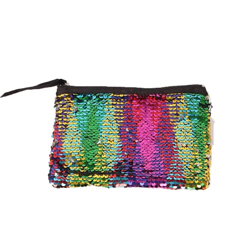 

Sequined Cosmetic Bags MultiColor Shine Women Makeup Cases Zipper Cosmetic Case Mermaid Cosmetic Bag Toiletry Glitter Bag