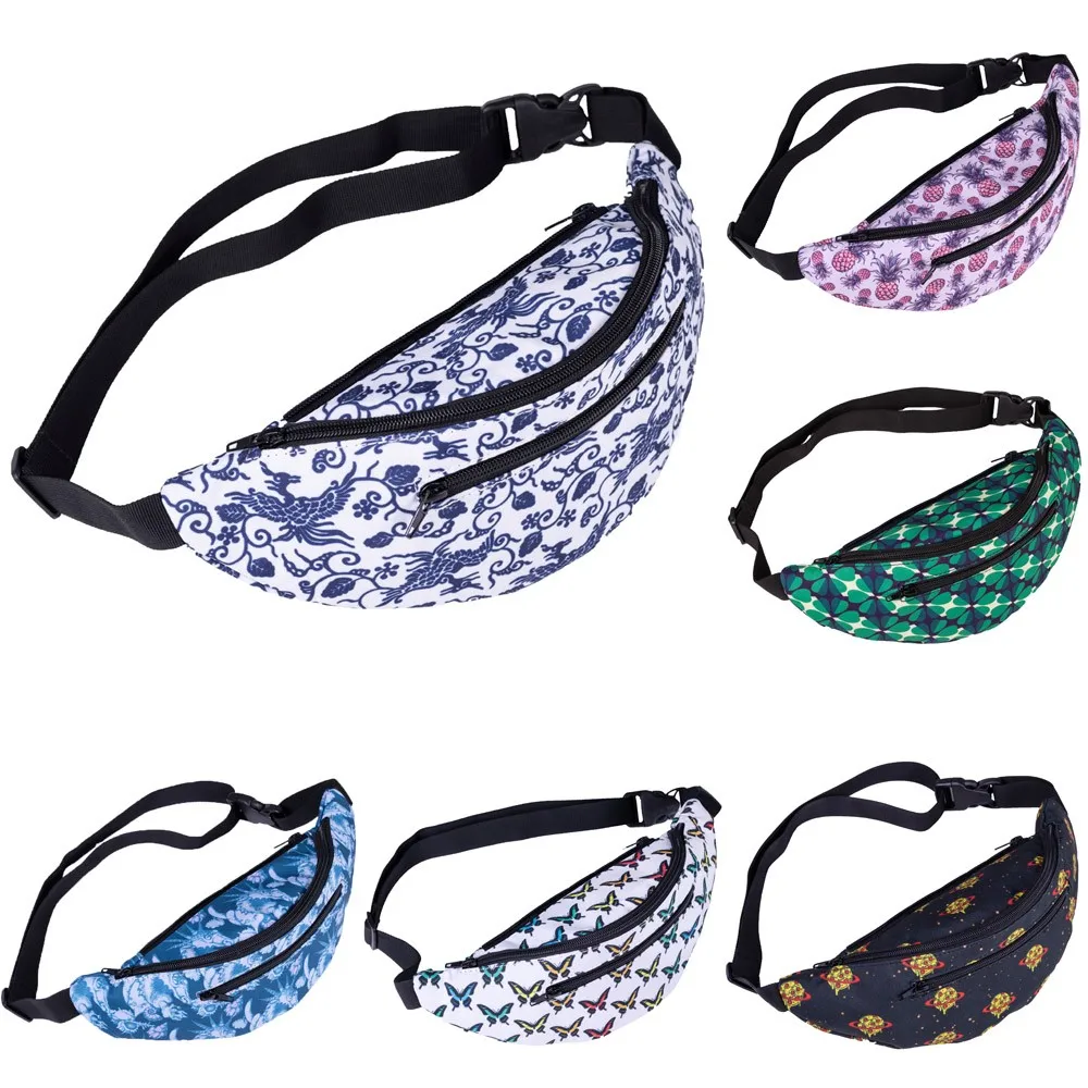 

Fashion Women Decorative Pattern Waist Bag Bag Chest Package Chest Handbag Shoulder Bag Purse