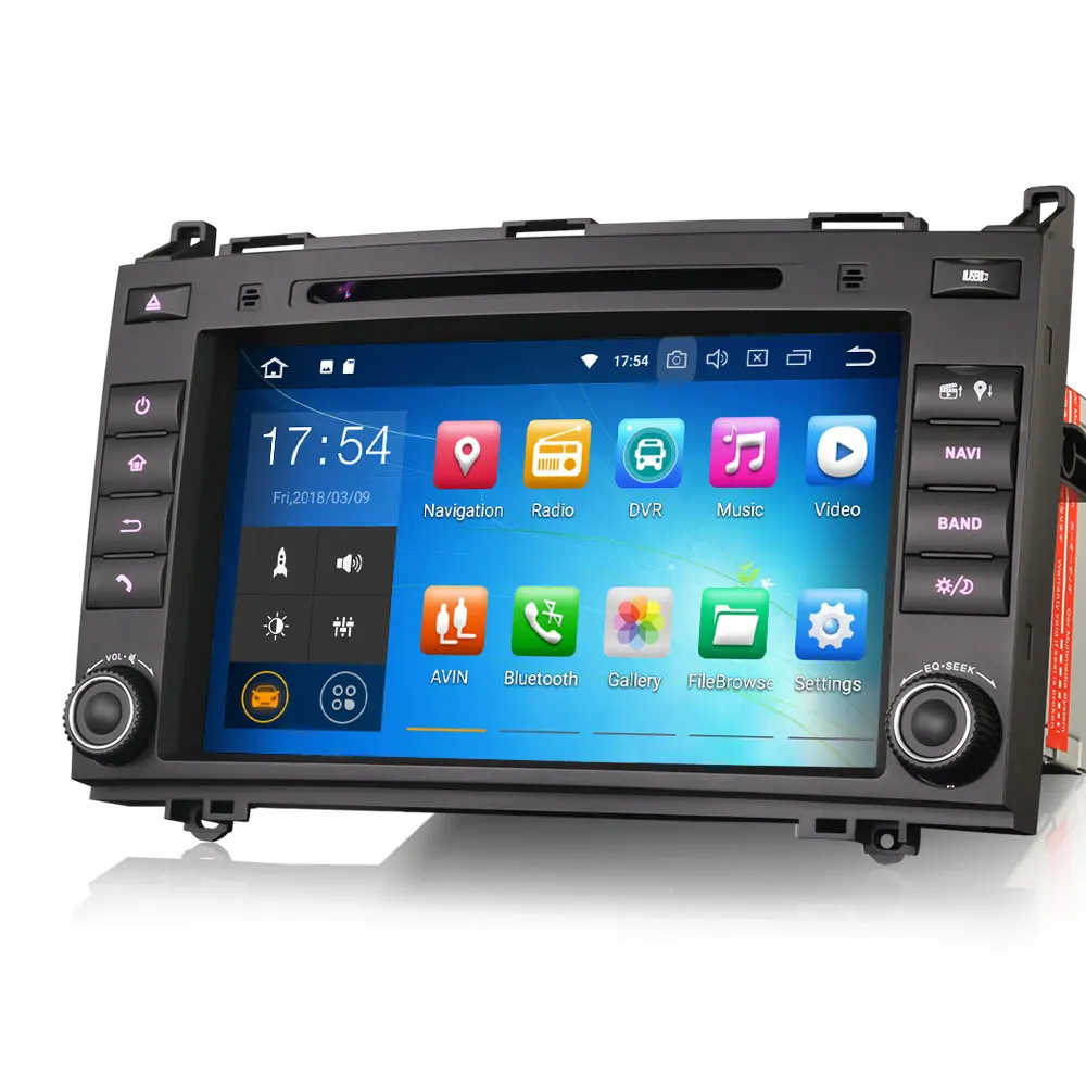 Clearance 8" Android 9.0 OS Car DVD Multimedia GPS Radio for Mercedes-Benz A-Class W169 2005-2012 & B-Class W245 2005-2012 & Vito 2006+ 0