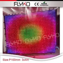 Гибкий занавес светодиодный Дисплей