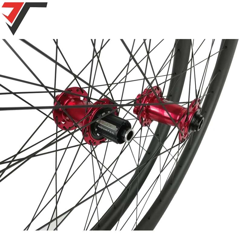 29er горные карбоновые велосипедные колёса boost Novatec Factor XD601 XD602 ступицы 15x110 мм 12x148 мм AM MTB бескамерное карбоновое колесо велосипедная колёса