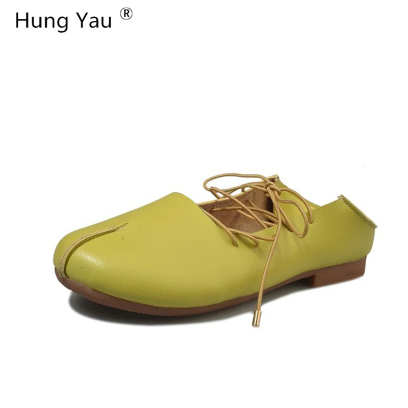 ballet flats with cross straps