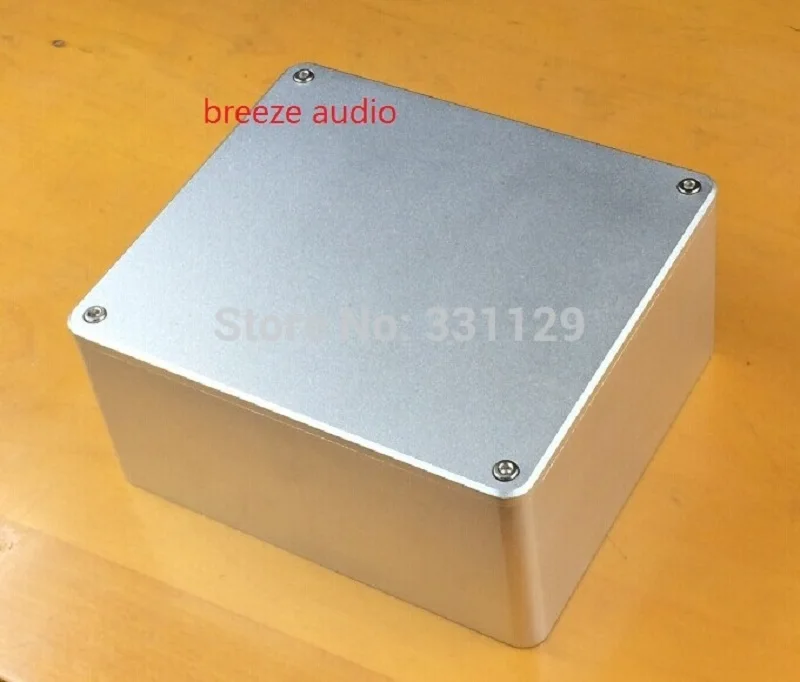 WEILIANG аудио квадратная алюминиевая крышка трансформатора для выходного трансформатора 160*140*75 мм - Цвет: Серебристый