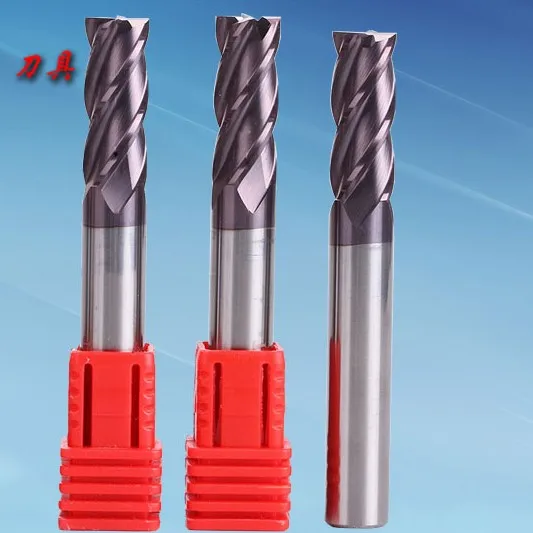 

Power Tool 1-8mm HRC 58 Router Bit Angeled Carbide End Mills Cutting Tools Alloy Milling Cutter CNC Coated-carbide End-mill