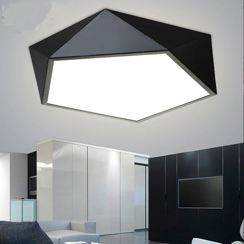 2016 New Geometric Shape Consecutive Dimming LED Ceiling Fan Crystal