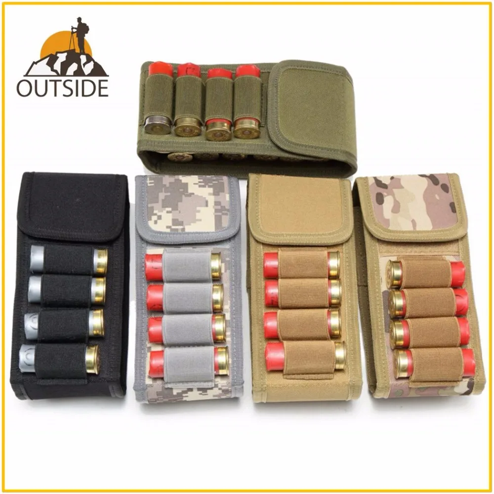 16 отверстий 12G пули Molle сумка 1000D Водонепроницаемый анти коррозия охотничьи сумки