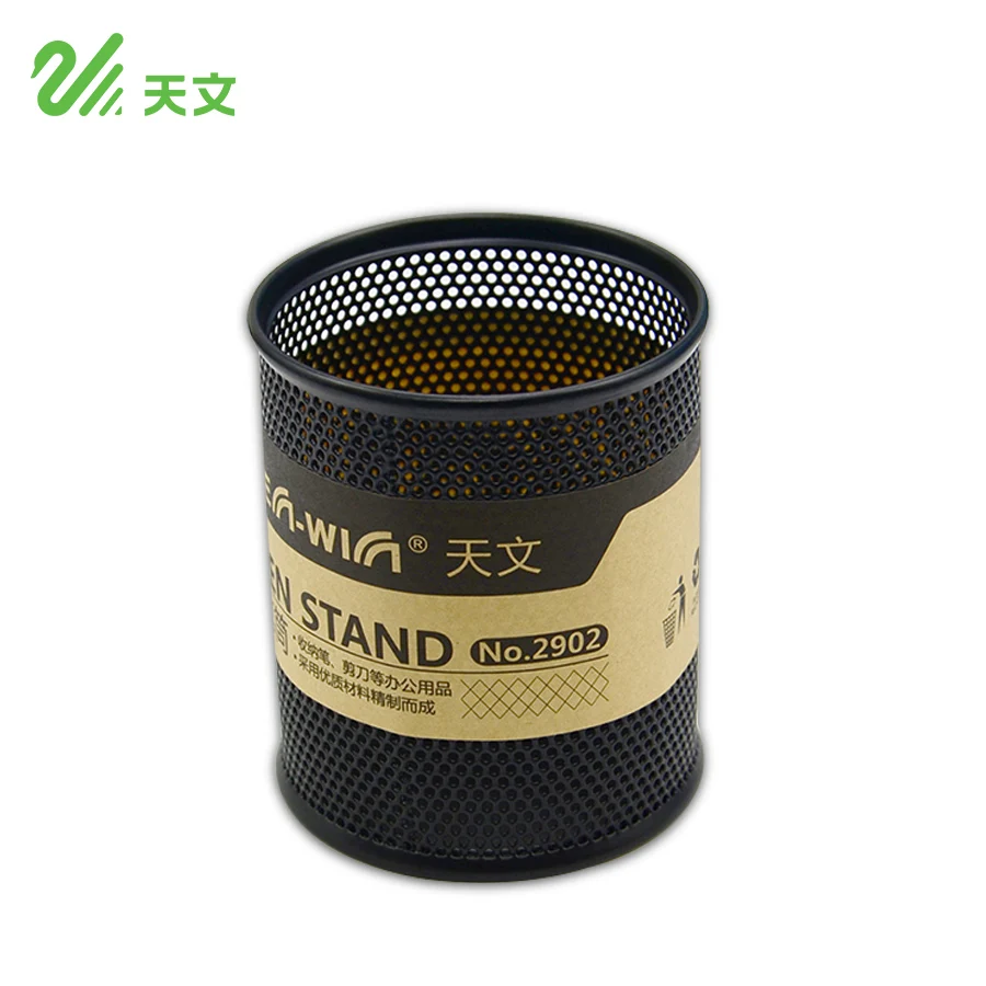 Popular Modern Pencil Holderbuy Cheap Modern Pencil Holder Lots - Tenwin Black Metal Pen Holder Fashion Pencil Pen Container Round Containers Stationery For Office( popular modern pencil holderbuy cheap modern pencil holder lots - tenwin black metal pen holder fashion pencil pen container round containers stationery for office(