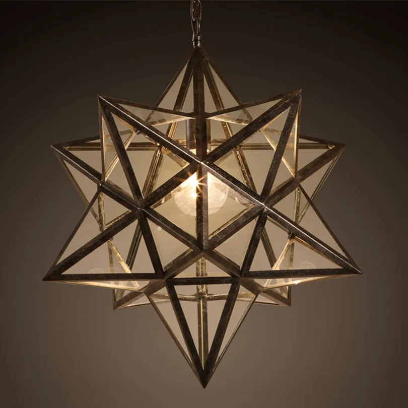

Dia52cm American Vintage Iron Tiffany Led Pendant Chandelier Lighting Lustre Clear Glass Dining Room Led Foyer Chandeliers Lamp