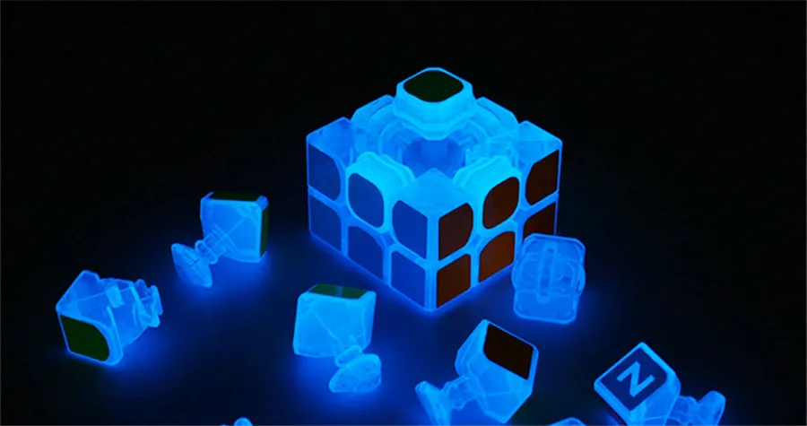 Классическая волшебная игрушка Cube3x3x3 ПВХ светящийся блок головоломка скоростной Куб Красочные Обучающие Развивающие игрушки для детей