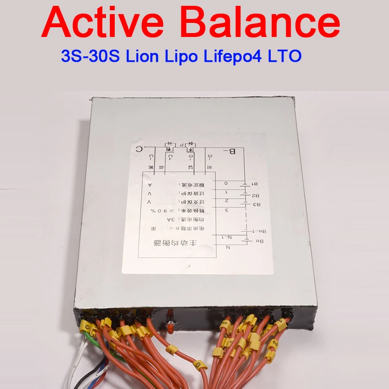 3S 30S 3A литиевая батарея активный баланс Li Ion Lifepo4 LTO 4S 7S 8S 10S 13S 16S 24S BMS балансир