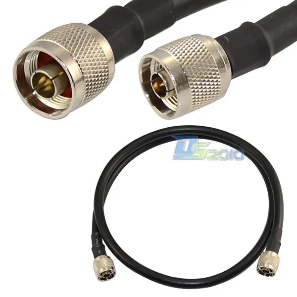 Высокое качество 3 фута 1 м LMR400 антенный коаксиальный Соединительный кабель N штекер для штекера
