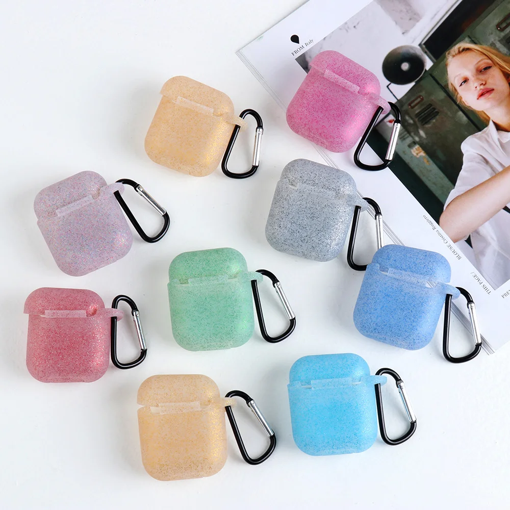 

For Apple Airpods1 2 New Bluetooth Earphone Silicone Box for Airpod TPU Silicone Case Earphone Charger Cover Bag Colorful