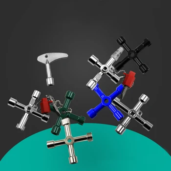 

Multifunction 4 Ways Universal Triangle Wrench Key Plumber Keys Triangle For Gas Electric Meter Cabinets Bleed Radiators