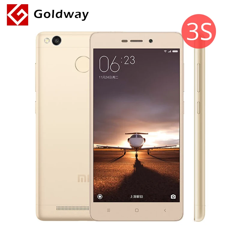 Оригинальный Xiaomi Redmi 3s 3 s мобильного телефона Восьмиядерный Snapdragon 430 5 &quotHD 2 ГБ