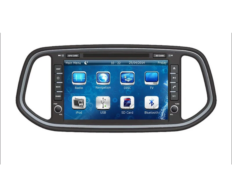 Discount 9" in-Dash Car DVD player with GPS navigation BT/TV USB SD,audio Radio stereo,car multimedia headunit for KIA KX3 2014 2015 2016 2