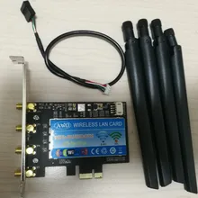 Настольный PCIe адаптер для Broadcom BCM94360CD 1750 Мбит/с 802. 11ac антенна двухдиапазонная WiFi Беспроводная связь bluetooth 4,0 PCI-e Pci express