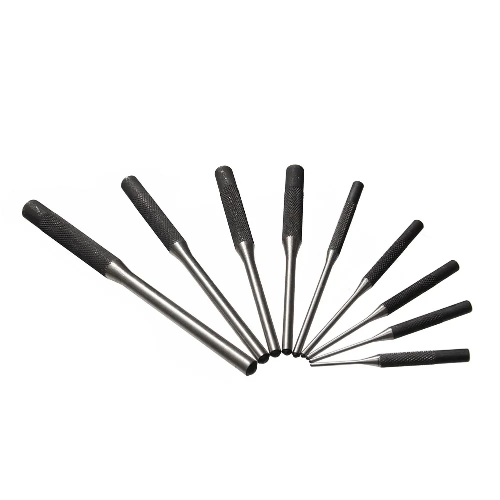 

9Pcs Roll Pin Punch Set Tools Kit Great for Pistol Building & Removing Pins MU