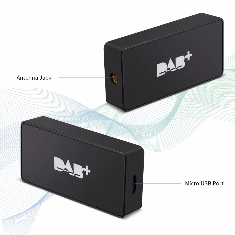 ZEEPIN BOX2 Универсальный DAB + приемник с 3 м антенной для автомобиля/домашней