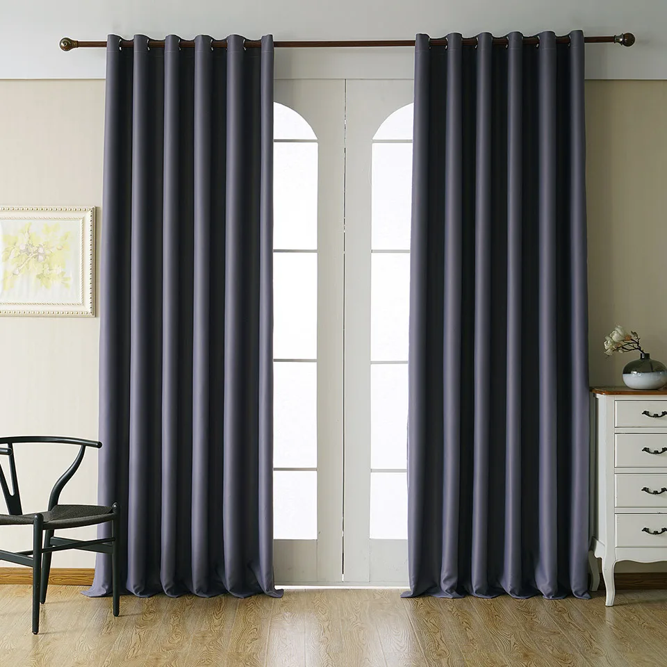 Solid Tulle Curtains for Living Room Modern Japan Cotton and Linen Light Sheer V