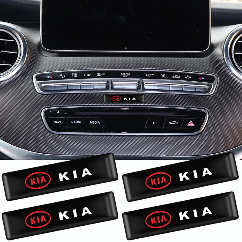

4/10PCS Car Styling decoration Sticker decal For KIA Cerato Sportage R K2 K3 K5 Sorento Sportage R Rio Soul Car accessories