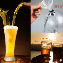 1500 мл уникальный Форма Стекло графин вина контейнер красное вино диспенсер Pourer кувшин ликер графин Барная посуда