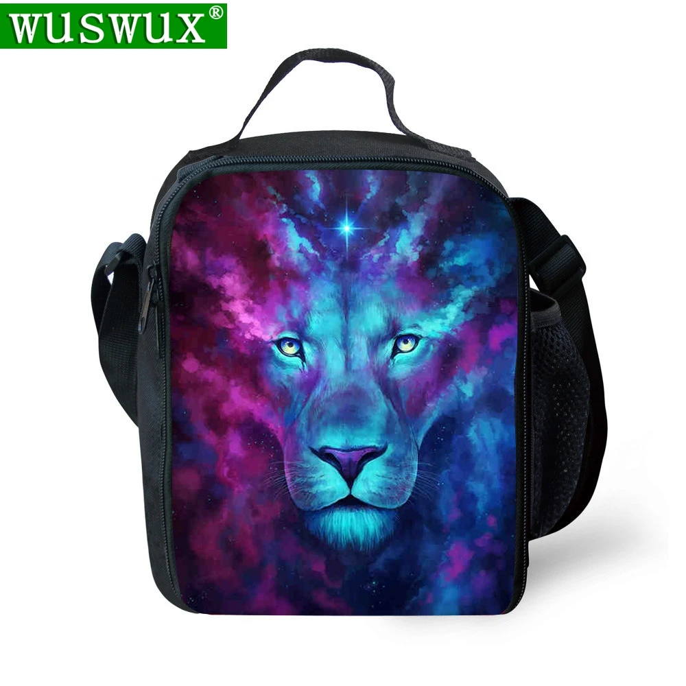 

new fashion animal printing Children lunch bag thermal insulated bag Large capacity casual travel thermo food picnic bag