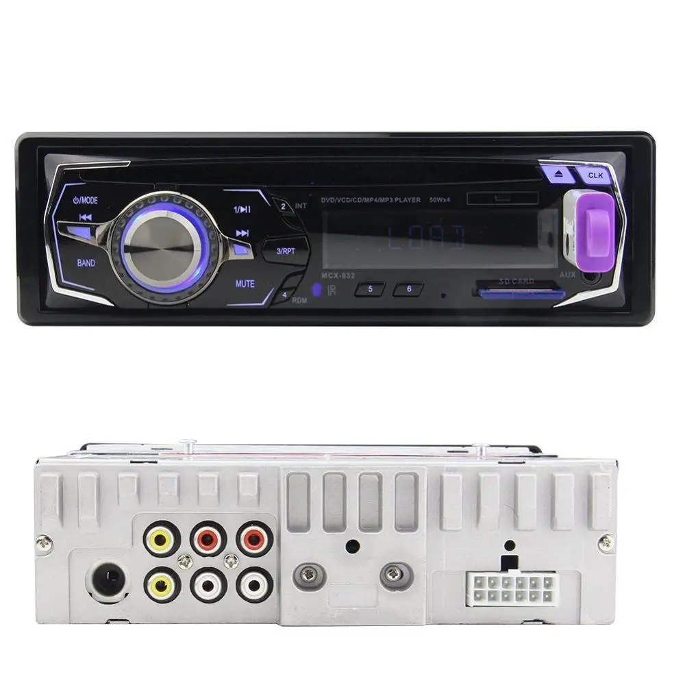 Universal One Din CD DVD Player 1din car headunit fix panel Car Stereo