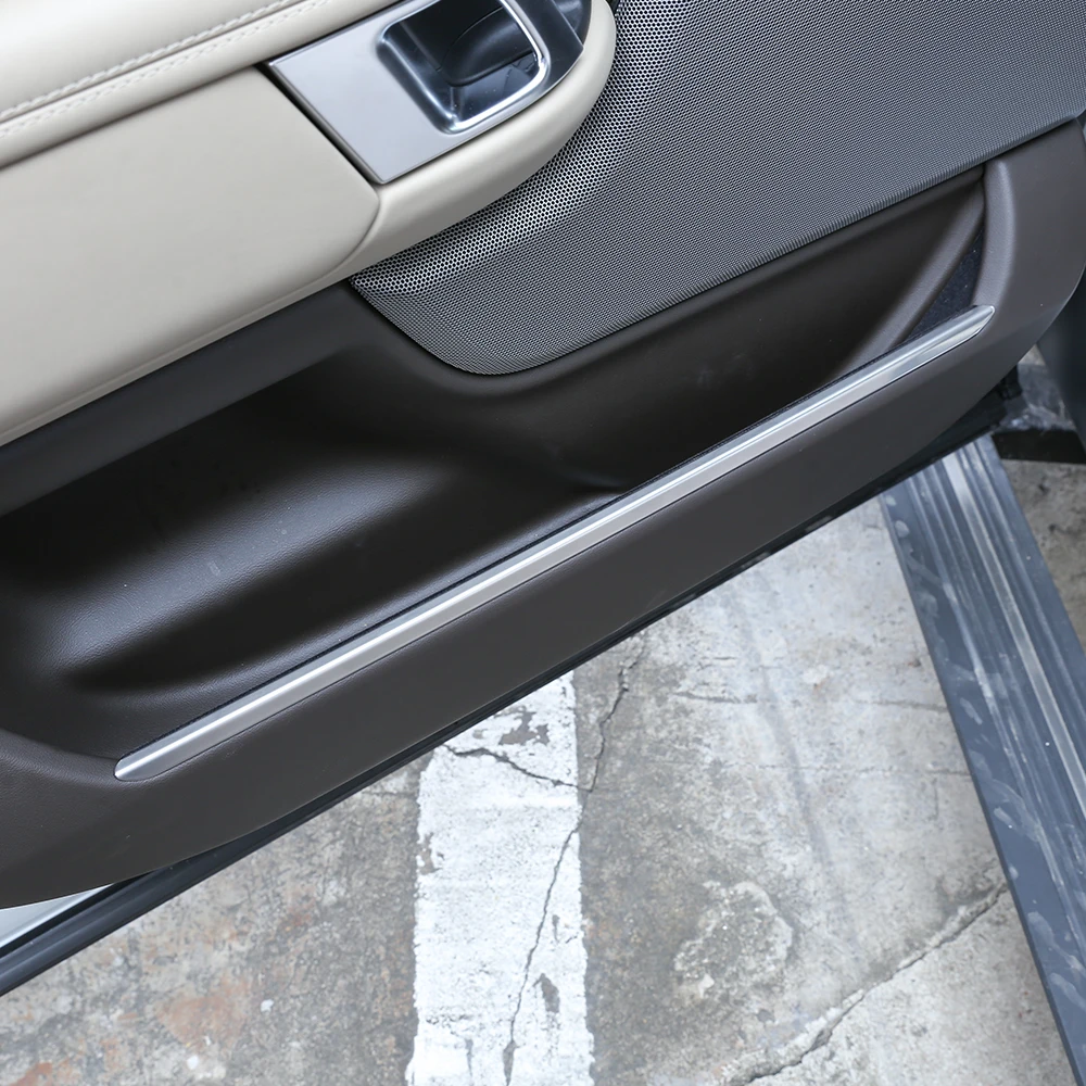 Нержавеющая сталь межкомнатных дверей украшения полоски Накладка для Land Rover Range Rover Vogue автомобильные аксессуары 4 шт./компл.(укороченная модель