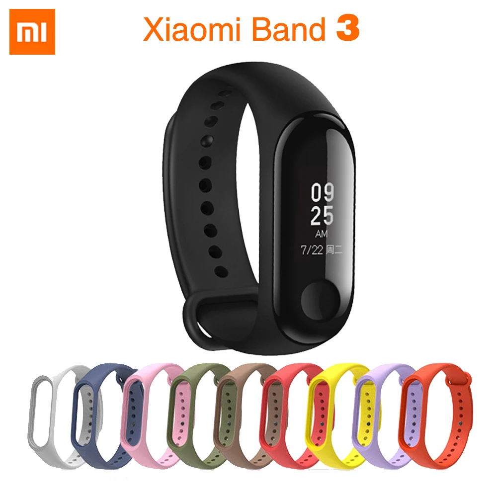 Оригинальный Смарт браслет Xiaomi Mi Band 3 OLED дисплей 2018 дюйма функция отправки