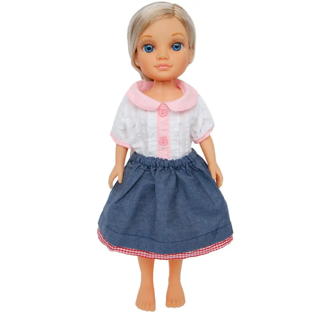 Повседневная одежда ручной работы розовая милая блузка Топы джинсовая мини-юбка одежда для американской девочки Кукла Для Нэнси аксессуары для кукол игрушки