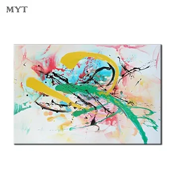 

Color abstract graffiti canvas painting landscape painting wall art Picture home decor painting Handmade oil painting for room