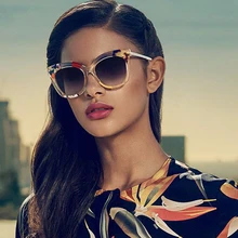 JackJad, Модные леопардовые камуфляжные солнцезащитные очки в стиле джунглей, женские квадратные брендовые дизайнерские солнцезащитные очки, женские солнцезащитные очки, FF0179