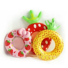 IEndyCn детское Надувное уплотненное кольцо для плавания, милое кольцо для плавания с фруктами, аксессуары для бассейна GXY191