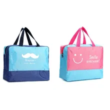 Portable Storage Bag Beach Swimming Dry And Wet Separation Bag Waterproof Wash Multifunctional Toiletries Storage Bag tuban waterproof storage bag for swimming
