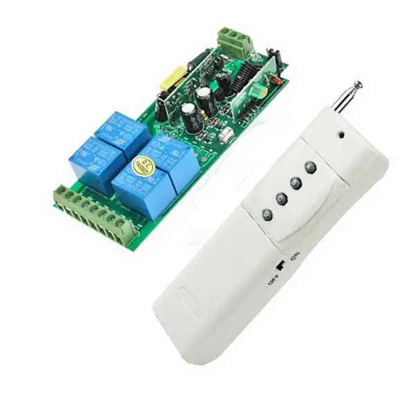 

Long Distance 3000m AC 85V~250V 110V 220V 4CH Home appliance wireless remote controller Receiver&Transmitter for Lamp Light LED
