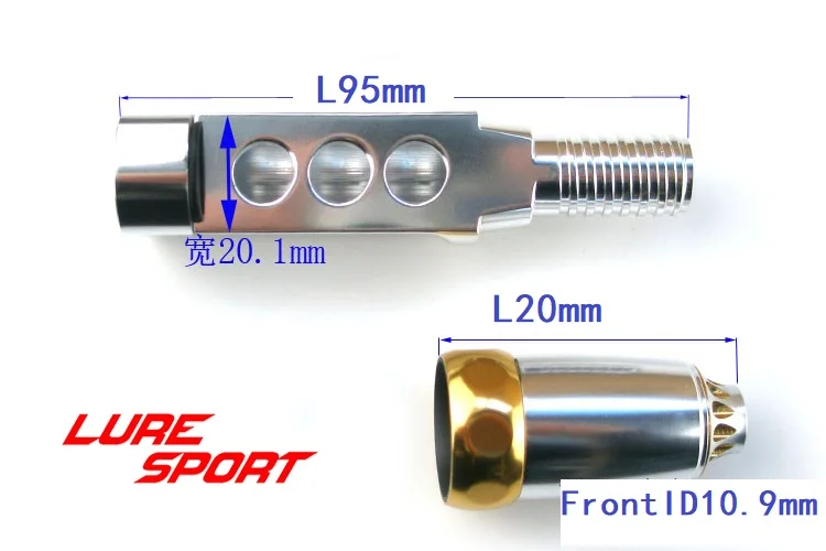 UreSport алюминиевый корпус катушки сиденье Серебро Золото двойной цвет Удочка строительный компонент ремонт полюс DIY аксессуар