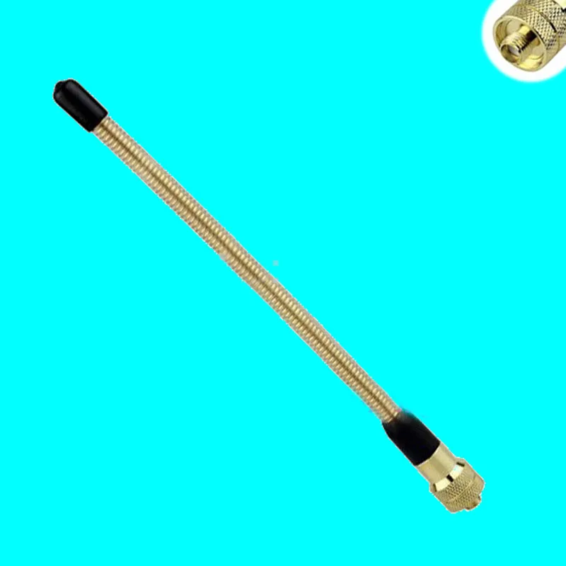 2pcs/lot Golden Soft Flexible Single Band Vhf 144mhz High Gain Sma-f Handheld Radio Antenna For Baofeng Walkie Talkie UV-5R 2pcs/lot Golden Soft Flexible Single Band Vhf 144mhz High Gain Sma-f Handheld Radio Antenna For Baofeng Walkie Talkie UV-5R