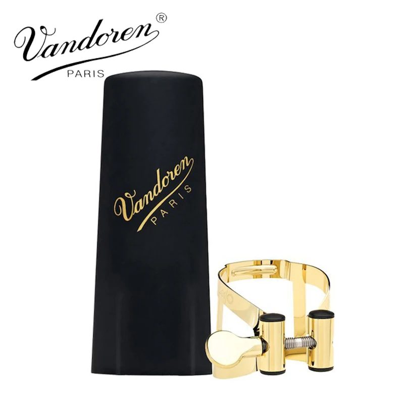 Мундштук для кларнета vandoren LC57DP M/O Ligature и пластиковая крышка для альт-саксофона; позолоченная отделка